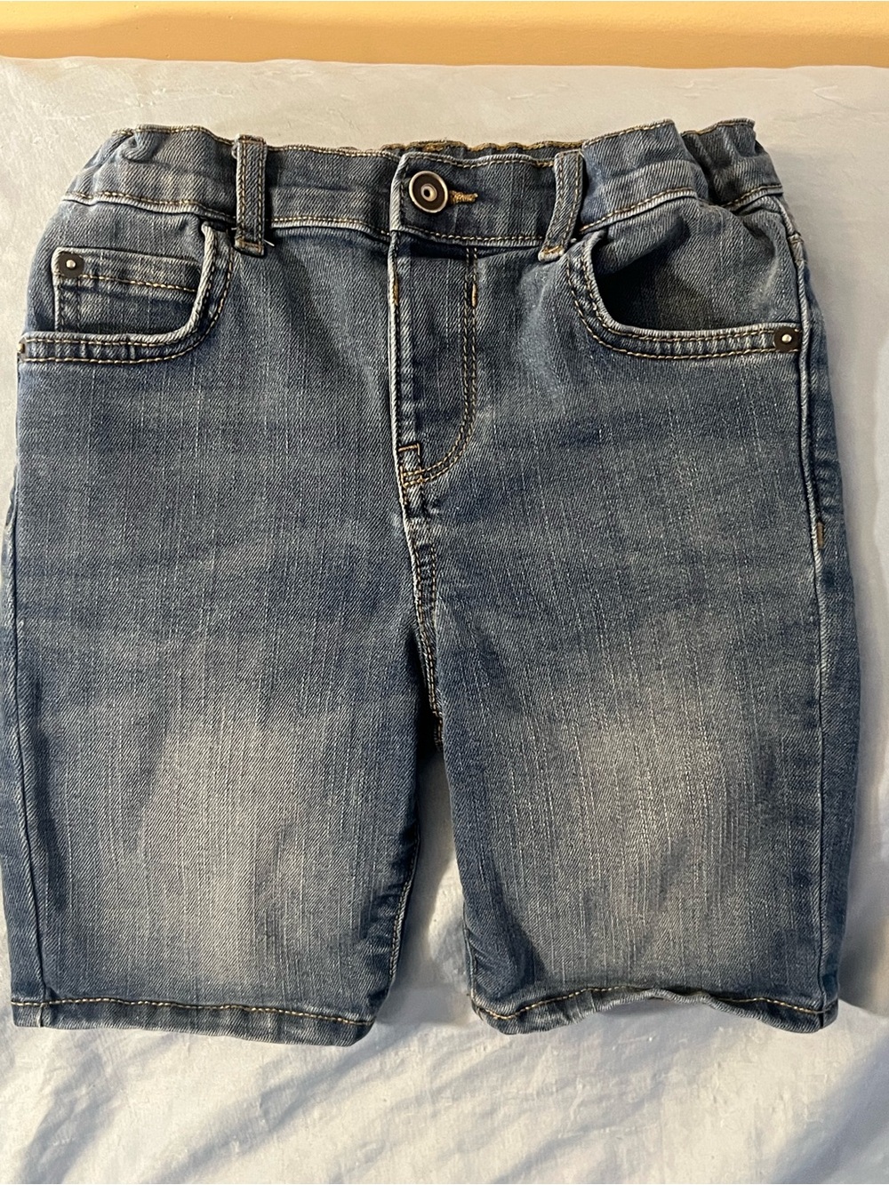 The Children's Place Light Wash Denim Shorts - Blue